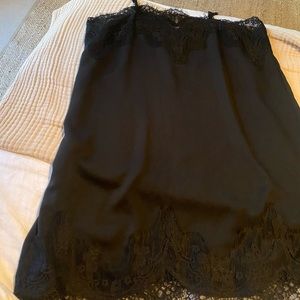 storia black lace dress mini